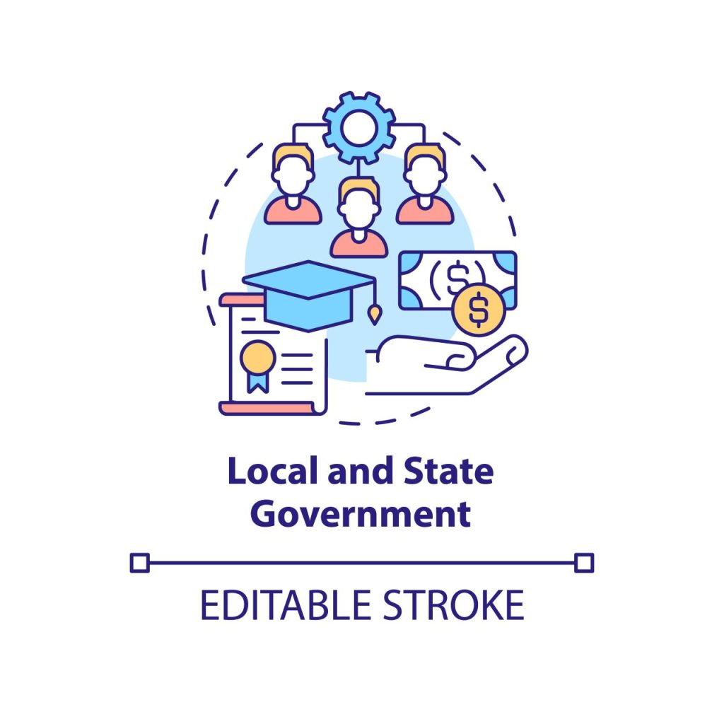 Local economy growth concept icon. Tourists engaging. Conservation ...